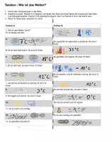Vorschau - Arbeitsblätter - Tandem: Wie ist das Wetter? - Seite 1