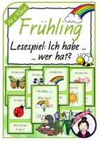 Vorschau - Stationenlernen - Materialpaket FRÜHLING | Leseübungen - Seite 1