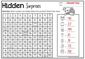 Voorbeeld - Gratis: Easter Math Activities Kindergarten Grade 1 | Pasen Wiskunde Engels - Pagina 2
