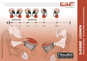 Vorschau - Lehrwerke/Schulbücher - Djembé lernen - Heft zum Trommeln mit Spaß - Deckblatt