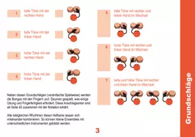 Vorschau - Lehrwerke/Schulbücher - Bongos lernen - Heft zum Trommeln mit Spaß - Seite 3