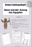 Vorschau - Unterrichtsreihen - Mose und der Auszug aus Ägypten (Unterrichtsreihe) - Deckblatt