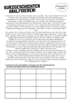 Vorschau - Stundenentwürfe - Kurzgeschichten analysieren! - wachsendes Materialpaket Deutsch Kl. 8/9 - Seite 1