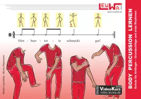 Vorschau - Arbeitsblätter - Body Percussion lernen - Noten für Rhythmus und Bewegung - Deckblatt