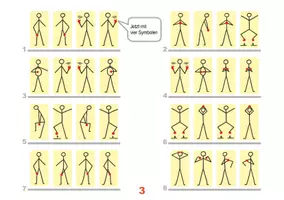 Vorschau - Arbeitsblätter - Body Percussion lernen - Noten für Rhythmus und Bewegung - Seite 3
