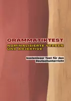 Vorschau - Test - Rechtschreibtest Nominalisierte Verben und Adjektive - Deckblatt