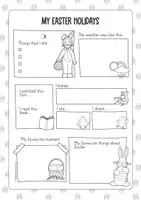 anteprima - Materiale di supporto/inclusione - My Easter holidays in sketchnotes (English) / Le mie vacanze di Pasqua in sketchnotes (Italiano) - Pagina 1