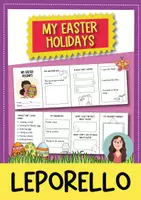 anteprima - Flashcard - My Easter Holidays Leporello / Faltheft (Italiano) - Pagina di copertina