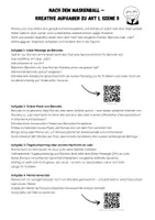 Vorschau - Arbeitsblätter - Romeo & Julia: Kreative Aufgabe nach Akt I, Szene 5 - Deckblatt