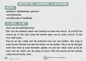 Voorbeeld - Ladderspel eiwoorden - Pagina 1
