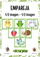 Vista previa - Juegos / Gamificación - Empareja primavera - Parte 1 (+20 tarjetas) - página 1