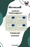 Vorschau - Stationenlernen - Nervenwelt Lesekarten Gehirnregionen - Biologie - Deckblatt