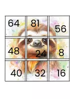 Vorschau - Spiele - Einmaleins Multiplikation 8er-Reihe Puzzlemal - Seite 2