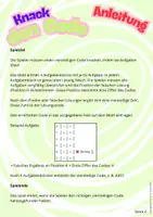 Vorschau - Arbeitsblätter - Brüche Spiel Bruchrechnen Mathespiel Stundenstart - Seite 1
