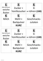 Vorschau - Arbeitsblätter - Rezept - Muffins - Wortkarten - Ernährung und Soziales ES - Seite 3
