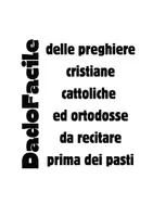 anteprima - Materiale di supporto/inclusione - DadoFacile delle preghiere e filastrocche prima del pasto - Pagina 3