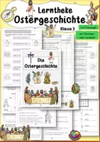 Vorschau - Arbeitsblätter - Materialpaket Ostergeschichte Klasse 2 Ethik Ostern - Seite 1