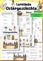 Vorschau - Unterrichtsreihen - XXL Materialpaket Ostergeschichte Ethik Klasse 1-4 Ostern - Seite 1
