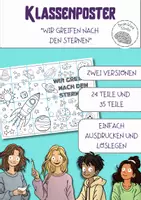 Vorschau - Poster - Klassenposter "Wir greifen nach den Sternen" - Deckblatt