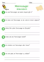 Vorschau - Arbeitsblätter - Meeressäuger Arbeitsblatt 7. & 8. Klasse Wale AB mit Lösungen - Seite 1
