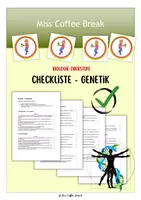 Vorschau - Merkblätter - Genetik - Checkliste - Deckblatt