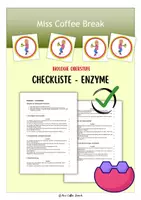 Vorschau - Prüfungsvorbereitung - Enzyme - Checkliste - Deckblatt