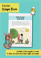 Προεπισκόπηση - Φύλλα εργασίας - Easter Escape Room - 4η και 5η τάξη (Αγγλικά) - Σελίδα 1