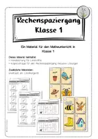 Vorschau - Arbeitsblätter - Rechenspaziergang Addition im ZR 10 / ZR 20 - Seite 1