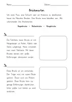 Vorschau - Arbeitsblätter - Brückenarten - Seite 1