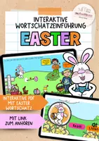 Vorschau - Arbeitsblätter - Easter | digital interaktiv | Wortschatz | Ostern - Deckblatt