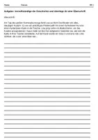Vorschau - Arbeitsblätter - 5 Karnevalsgeschichten zum weiterschreiben (Karneval/Fasching) - Seite 1