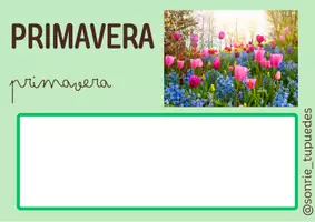 Vista previa - Unidades / Secuencias / Situaciones de Aprendizaje - Vocabulario Primavera multinivel - Portada