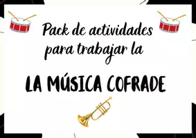 Vista previa - Hojas de trabajo - Pack de actividades para trabajar la música cofrade - Portada