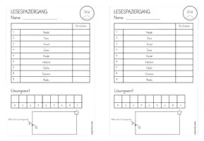 Vorschau - Arbeitsblätter - Lesespaziergang zum Buchstaben D/d - Seite 2
