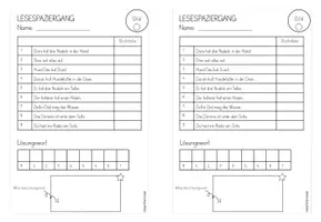 Vorschau - Arbeitsblätter - Lesespaziergang zum Buchstaben D/d - Seite 3