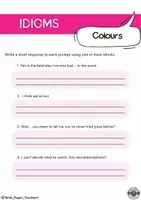 Vista previa - Hojas de trabajo - IDIOMS PACK – 9 TEMÁTICAS - página 3