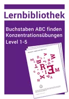 Vorschau - Arbeitsblätter - 15 Arbeitsblätter - Konzentration schulen - Alphabet - Deckblatt