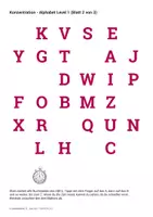 Vorschau - Arbeitsblätter - 15 Arbeitsblätter - Konzentration schulen - Alphabet - Seite 3