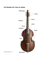 Vorschau - Arbeitsblätter - Die Viola da Gamba - Seite 1