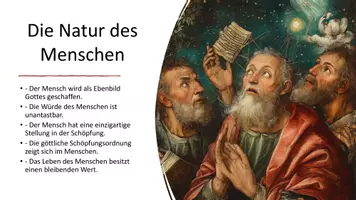 Vorschau - Präsentationen/Tafelbilder - Das christliche Menschenbild | Anthropologie im Christentum - Seite 1