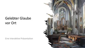Vorschau - Präsentationen/Tafelbilder - Interreligiöser Dialog, Ehrenamt & Glaube | Präsentation - Deckblatt