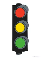 Vorschau - Mal- und Bastelvorlagen - Ampel - Seite 2