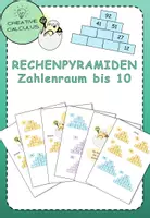 Vorschau - Arbeitsblätter - Rechenpyramide Freebie Zahlenraum 10 - Deckblatt