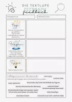 Vorschau - Arbeitsblätter - Geschichten Feedback: Die Textlupe - Seite 1