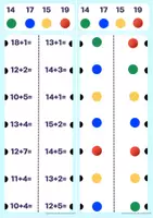 Vorschau - Fördermaterial/Inklusion - Klammerkarten- Addition im Zahlenraum bis 20 - Seite 3