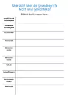 Vorschau - Arbeitsblätter - Recht und Gerechtigkeit / Oberstufe - Seite 1