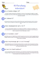 Vorschau - Arbeitsblätter - KI-Forschung Arbeitsblatt 7. & 8. Klasse maschinelles Lernen AB mit Lösungen - Seite 2