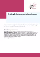 Vorschau - Arbeitsblätter - Einstieg Erziehung nach Hurrelmann - Deckblatt