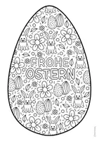 Vorschau - Mal- und Bastelvorlagen - Doodle Ostereier zum Ausmalen - Kunst für Zwischendurch - Seite 1