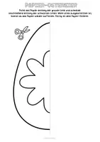 Vorschau - Mal- und Bastelvorlagen - Papier-Ostereier zum Ausschneiden - Übungen mit der Schere im Frühling & Ostern #osterbastelsale - Seite 3